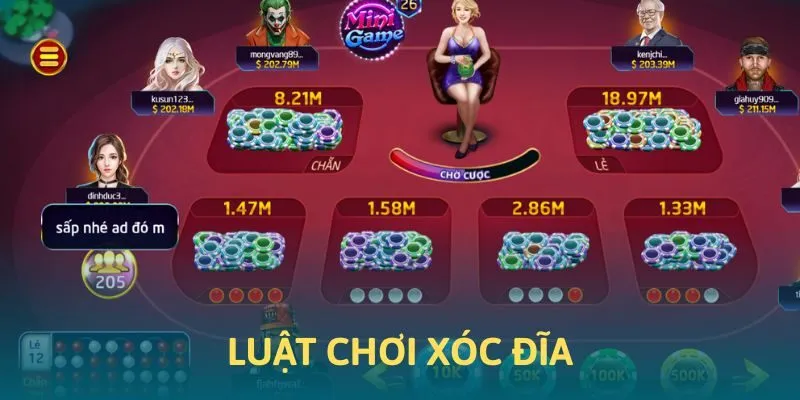 Trò chơi xóc đĩa live đặc sắc tại Rikvip